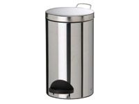 20L Pedal Waste Bin in Stainless Steel