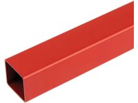 25mm square tube,speedframe plain red steel