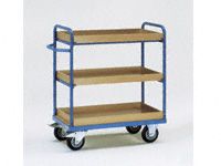 Fetra 3-shelf H/D Tray Trolley 1000x600mm L x W