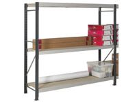 3 Shelf Longspan Starter Bays - 2100mm Wide, Chipboard Decks