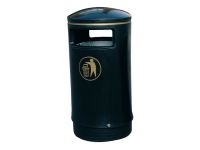  75L Victoriana Hooded Top Litter Bin 