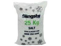 White de-icing salt 25kg bags