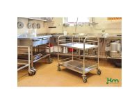 Modular Stainless Steel Trolley  2 tray, 100kg