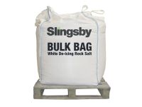  White de-icing salt bulk bag 