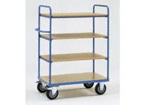 Fetra 4-shelf H/D Shelf Trolley 1200x800x1500 LxWxH