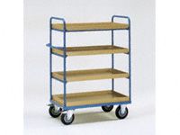 Fetra 4-shelf H/D Tray Trolley 1000x600x1500 LxWxH