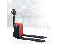 1500kg fully electric lithium powered pallet truck, 680 x 1000mm forks