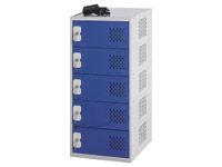 5 Door Laptop Charging Lockers - 450mm D