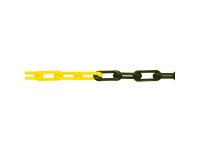 Barrier Chain Yellow/Black 52 x 11mm Links in 50m pack