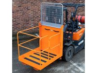 Forklift Access Platform Cage Attachment 1220 x 950 x 2120, side gate