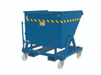 Fork-Truck Tipping Skip with wheels 675ltr capacity