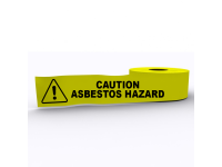 Asbestos Hazard Printed Warning tape