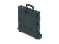 Black Folding Box Trollies - 35kg Capacity