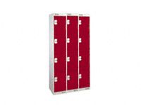 Link 51 Medium Duty Locker 1800x300x300 4 Compartment - Nest 3