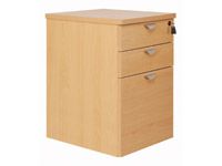 Desk High Pedestal 600D 3-Drawer (2)