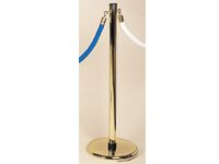 Executive brass Prestige rope barrier post