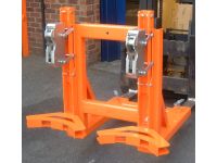 Fork-truck Rim Grip Drum Handler, 2 drums for Forklift