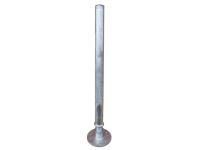 Galvanised Sprung Parking Posts - Flanged 