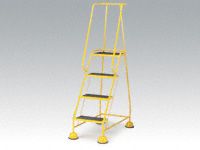 Glide-along mobile steps, 4 anti-slip treads