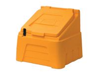 Heavy duty Grit/Salt bin, 200L capacity c/w 200kgs salt