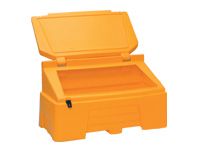 Heavy duty Grit/Salt bin, 400L capacity c/w 400kgs salt