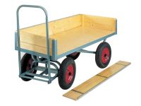 Heavy duty platform truck, 1000kg capacity