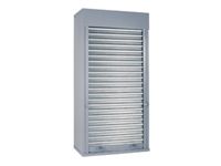 Heavy Duty Roller Shutter Cabinet, 3 shelves