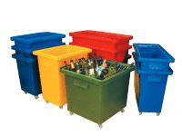 Lightweight Polyethylene Mobile Bar Trollies