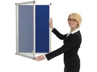 Lockable Antibacterial Display Noticeboards - Various Sizes