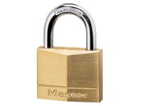 Master brass padlock, 7mm dia x 25mm shackle