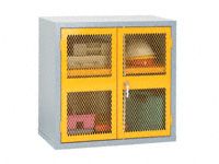 Mesh Security Cupboard, 1 Adjustable Shelf - 915 x 915 x 459mm