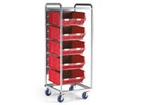 Mobile Trollies With 5x 40kg Containers