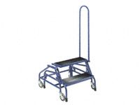 Narrow Aisle Mobile Safety Steps, 2 treads