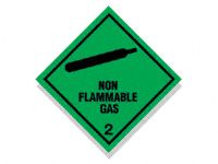 Non Flammable Gas Hazard Diamond Signs