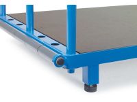 Pallet feet for fork-lift access