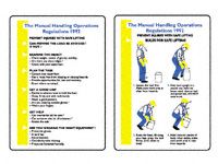 Pocket guide: Manual Handling Regulations 1992