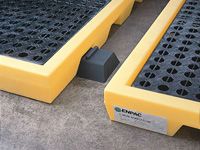 Polyethylene link-locks, to join workfloor units