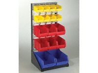 Small freestanding louvre panel / plastic bin kit