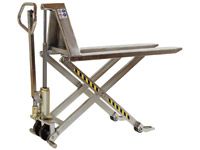 Stainless Steel Electric High Lift Pallet Trucks 1,000kg