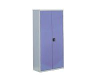 Steel storage cabinet, 770mm width with 6 shelves