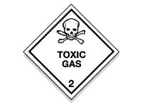 Toxic Gas Hazard Warning Signs