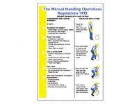 Wallchart: Manual Handling Regulations 1992