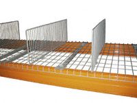 Wire Mesh Pallet Racking Divider - 1100D x 300H