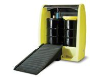 2 and 4 Drum Weatherproof Covered Spill Pallet Units