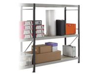 3 Shelf Longspan Extension Bays - 1800mm Wide, Chipboard Decks