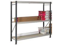 3 Shelf Longspan Starter Bays - 1800mm Wide, Chipboard Decks