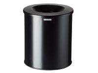 30L Fireproof Waste Paper Bin In Black