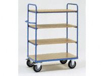 Fetra 4-shelf H/D Shelf Trolley 1000x600x1500 LxWxH