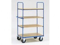 Fetra 4-shelf H/D Shelf Trolley 1000x600x1800 LxWxH