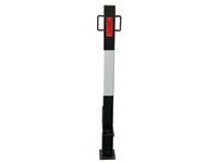 Black / White Heavy Duty Removable Parking Posts